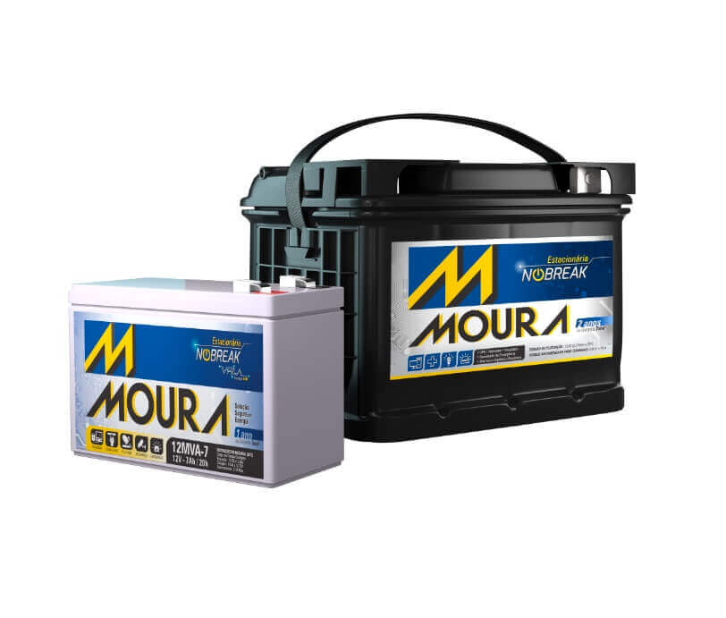Especificações das baterias Nobreak Moura