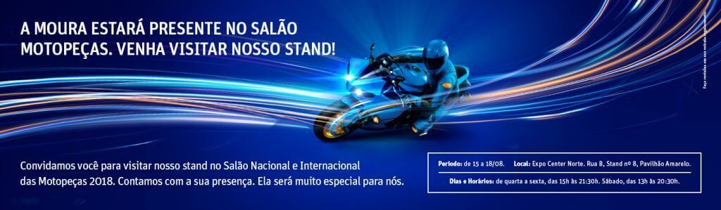 Moura participa do X Salão Nacional e Internacional das Motopeças