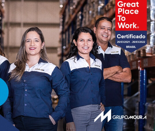 Grupo Moura é uma das melhores empresas para se trabalhar